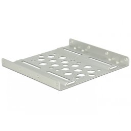 Kit instalare HDD 2.5" la 3.5" aluminiu Argintiu, Delock 21289