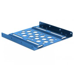 Kit instalare HDD 2.5" la 3.5" aluminiu Albastru, Delock 21291