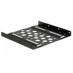 Kit instalare HDD 2.5" la 3.5" aluminiu Negru, Delock 21287