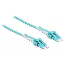 Cablu fibra optica LC - LC Multimode OM3 Uniboot 3m, Delock 85129