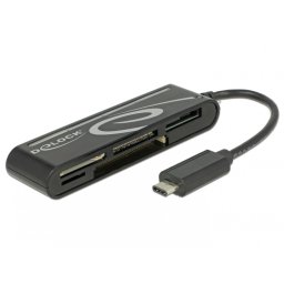 Cititor de carduri USB tip C 2.0 5 sloturi, Delock 91739