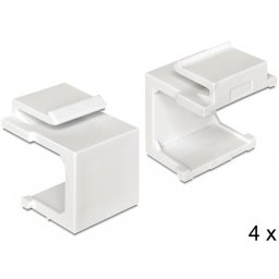 Protectie Keystone alba 4 buc, Delock 86314