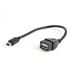 Cablu mini USB la USB 2.0 T-M OTG 0.15m, Gembird A-OTG-AFBM-002