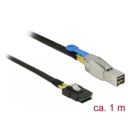 Cablu Mini SAS HD SFF-8644 la Mini SAS SFF-8087 1m, Delock 83616