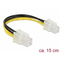 Cablu de alimentare P4 T-T 0.15m, Delock 85450