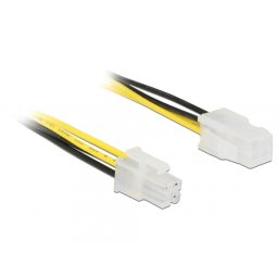 Cablu prelungitor alimentare P4 4 pini T-M 50cm, Delock 85458