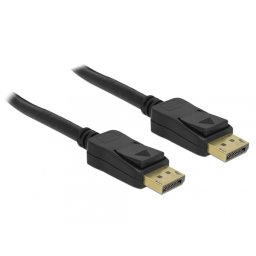 Cablu Displayport 1.2 T-T 4K 60 Hz 10m Negru, Delock 84862