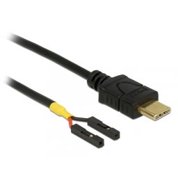 Cablu USB-C la 2 x pin header T-M 20cm, Delock 85395