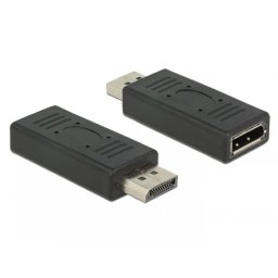 Adaptor Displayport 1.2 T-M port saver negru, Delock 65691