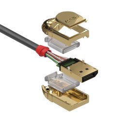 Cablu Displayport 4K60Hz UHD (DP certificat) v1.2 T-T 7.5m Gold Line, Lindy L36295