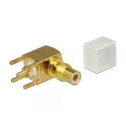 Adaptor SMC jack unghi 90 grade PCB, Delock 65851