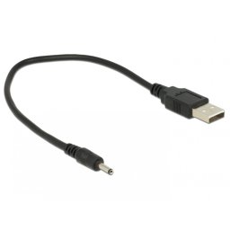Cablu de alimentare USB la DC 3.0 x 1.1 mm 27 cm, Delock 83793