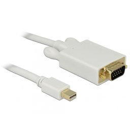 Cablu mini DisplayPort la VGA T-T alb 3m, Delock 82922