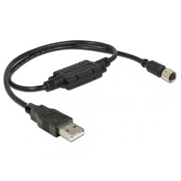 Cablu M8 waterproof la USB-A 2.0 M-T, Navilock 62970
