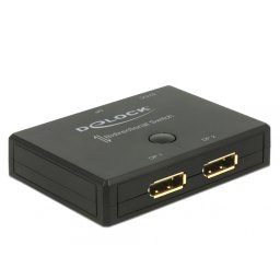 Switch Displayport 2 porturi bidirectional 4K 60 Hz, Delock 18750