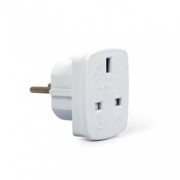 Adaptor UK la Europa 7.5A Alb, Gembird A-AC-UKEU-001
