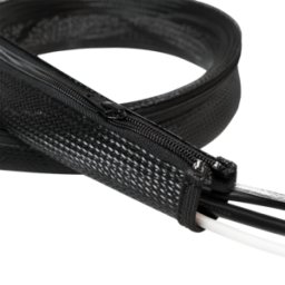 Plasa pentru fixarea cablurilor cu fermoar 50x35x2000mm Negru, Logilink KAB0049