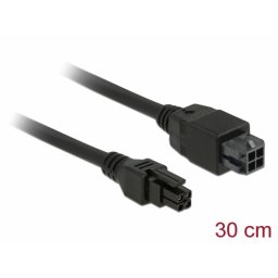 Cablu prelungitor Micro Fit 3.0 4 pini T-M 30cm, Delock 85377