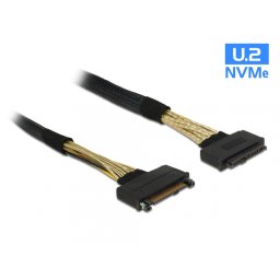 Cablu prelungitor U.2 SFF-8639 T-M 0.5m, Delock 85738