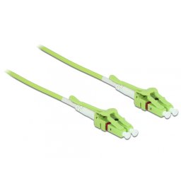 Cablu fibra optica LC la LC Multi-mode OM5 LSOH Uniboot 2m, Delock 85689