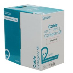 Rola cablu de retea RJ45 FTP cat 5e 305m Cupru, Spacer SP-RCAT5FTPCU