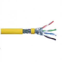 Cablu de retea RJ45 S/FTP Cat.8 fir solid LSOH GHMT 100m, Roline 21.15.0005