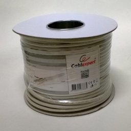 Rola cablu de retea RJ45 fir solid CCA cat 5e 100m, Gembird UPC-5004E-SOL/100