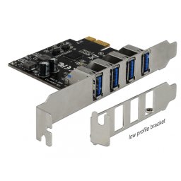 PCI Express cu 4 porturi USB 3.0 (pentru Mac), Delock 90304