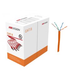 Rola cablu de retea RJ45 cat.6 UTP 305m Cu Orange, Hikvision DS-1LN6-UU