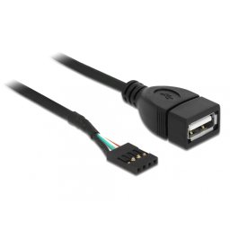 Cablu USB Pin header la USB 2.0-A mama 0.2m, Delock 83291
