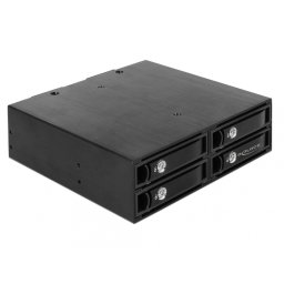 Rack mobil intern 5.25" la 4 x 2.5" SATA/SAS HDD/SSD 12 Gb/s, Delock 47233