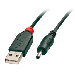 Cablu de alimentare USB la DC 3.5mm x 1.35mm 1.5m, Lindy L70266