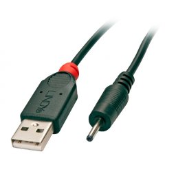 Cablu de alimentare USB la DC 2.5mm x 0.7mm 1.5m, Lindy L70265