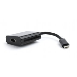 Adaptor USB-C la HDMI T-M Negru, Gembird A-CM-HDMIF-01