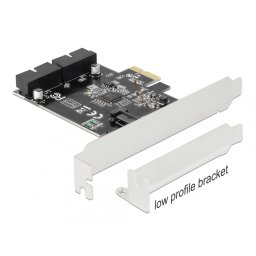 PCI Express cu 2 porturi pin header USB 3.0, Delock 90387
