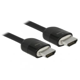 Cablu HDMI 4K@60Hz Premium Certificat T-T 3m Negru, Delock 84965