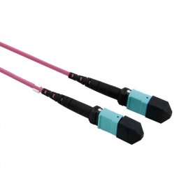 Cablu fibra optica MPO - MPO type A OM4 Mov LSOH 10m, Value 21.99.1103