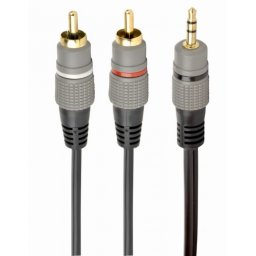 Cablu audio jack 3.5mm la 2 x RCA T-T 1.5m, Gembird CCA-352-1.5M