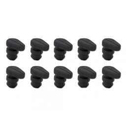 Set 10 buc niplu de cauciuc pentru SSD M.2 Negru, Delock 18305