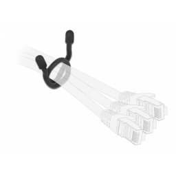 Set 10 buc bride 250 x 4mm flexibile colorate, Delock 18972
