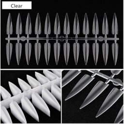 Set 10 x Paletar expunere culori - Clear Stiletto