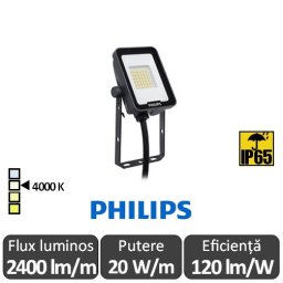 Philips-Proiector LED BVP164 20W alb-neutru