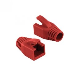Manson cablu retea diametru max 8mm rosu, Logilink MP0035R