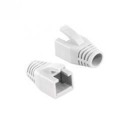 Manson cablu retea diametru max 8mm alb, Logilink MP0035W