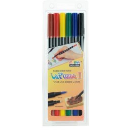 Set 6 linere cu 2 capete MARVY Le PLume II