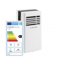 Aer conditionat portabil Trotec PAC 2100 X, Capacitate 7.000 Btu, Debit 319mc/ora, Telecomanda, Display, Timer, Pentru 65mc