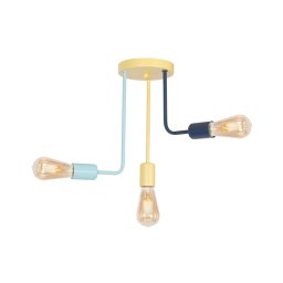 Lustră aplicată copii CANDELA 3xE27/60W/230V