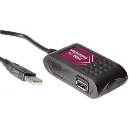 Cablu prelungitor USB 2.0 activ 2 porturi T-M 5m, Value 12.99.1089