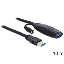 Cablu prelungitor activ USB 3.0 M-T 10m, Delock 83415