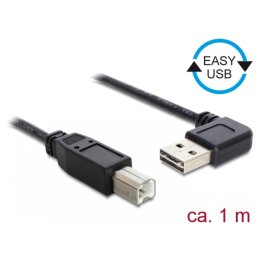 Cablu EASY-USB 2.0 tip A la USB-B T-T unghi 1m, Delock 83374